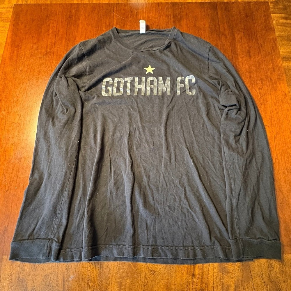 Gotham FC 2023 Champions Long Sleeve Shirt Bella+Canvas Medium NWSL Soccer